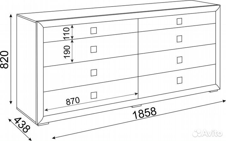 Комод большой