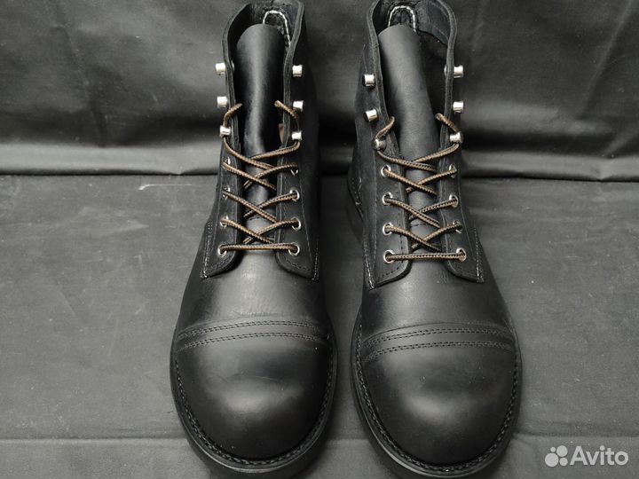 Ботинки а-ля Red Wing Total black 8111 43