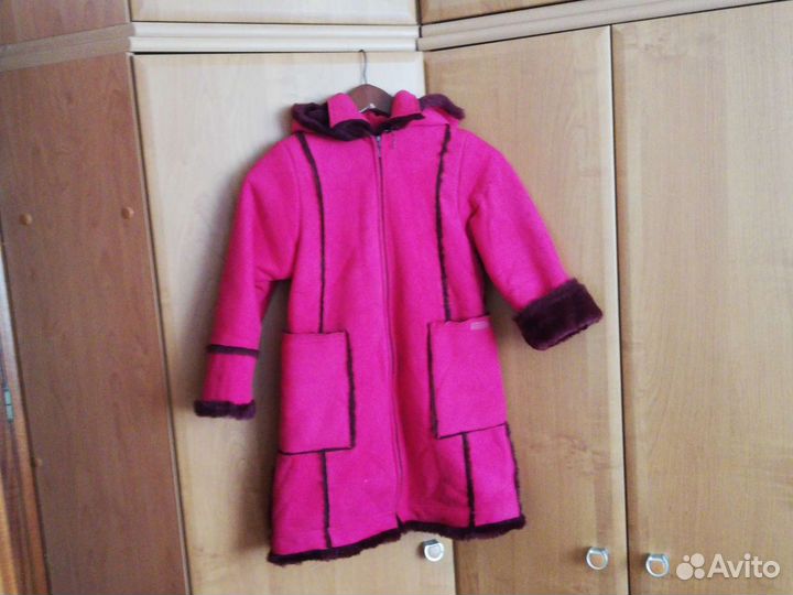 Дублёнка-пальто детская