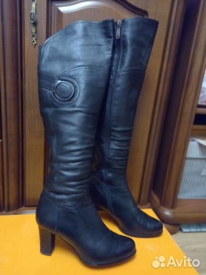 Сапоги женские натуральная кожа зима