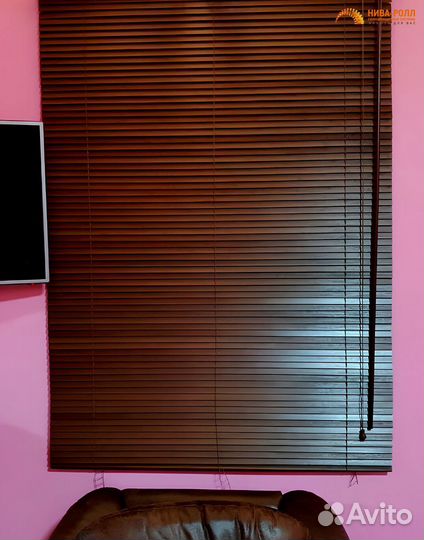 Деревянные жалюзи. Замер бесплатно