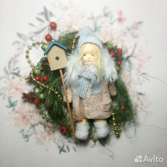 Ватные ёлочные игрушки