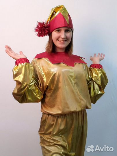 Костюм Гнома золотой