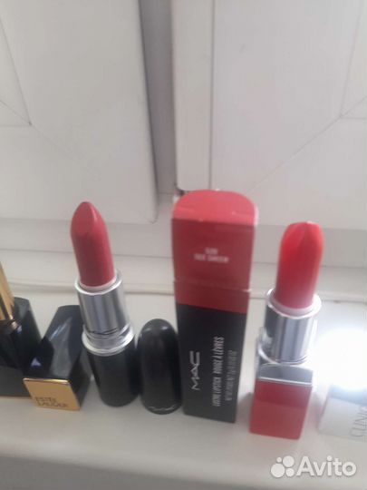 Помады новые, Еstee lauder, Mac, Сlinigue