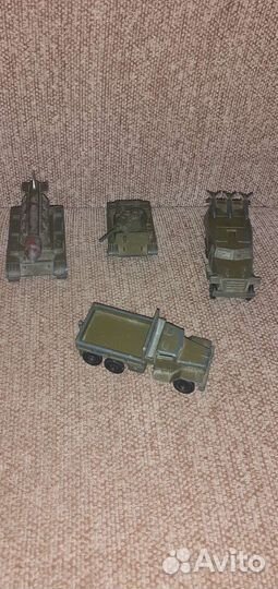 Игрушки СССР военные машинки