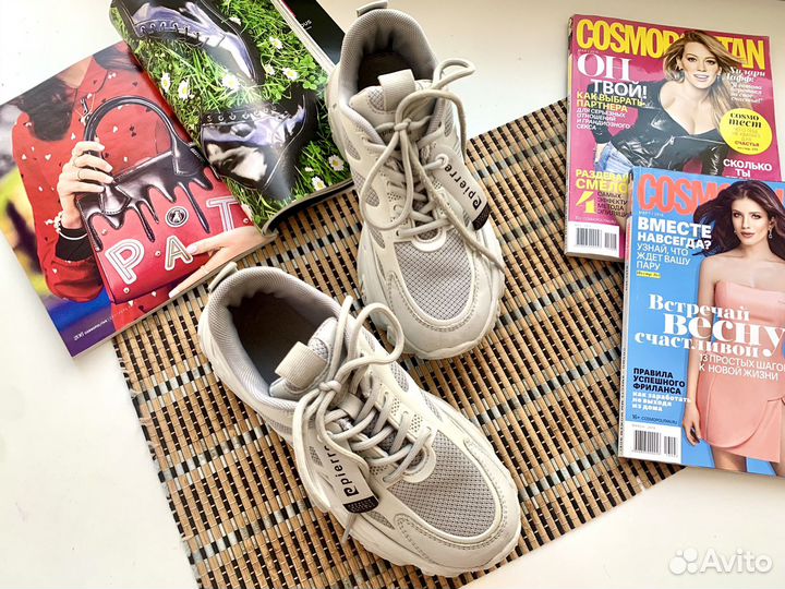 Женские кожаные кроссовки Pierre Cardin 36 37