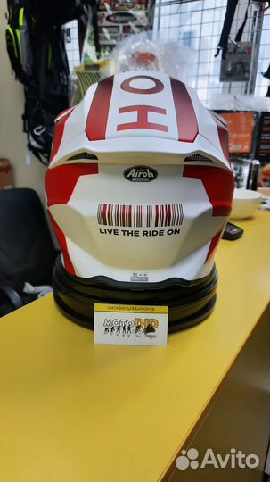 Мотошлем кросс Airoh Twist 2.0 lift Red Matt