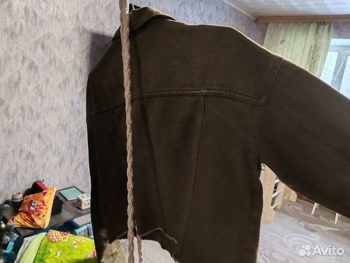 Джинсовая куртка женская оверсайз