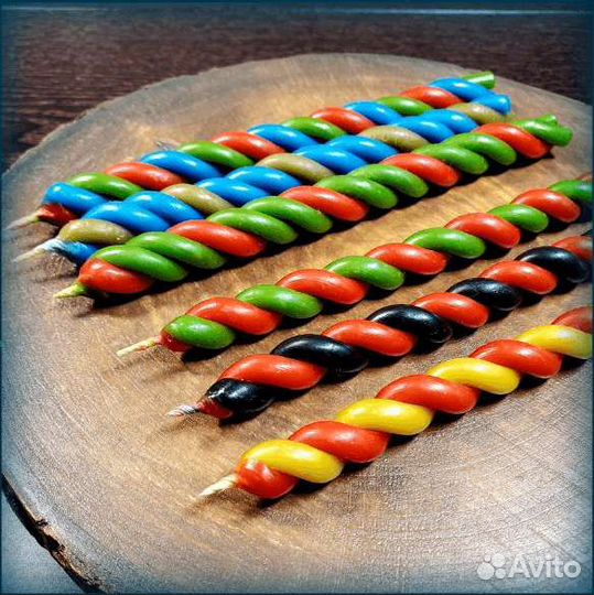 Свечи восковые ручной работы