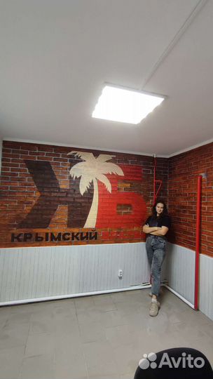 Объемная роспись стен. Винтаж и лофт