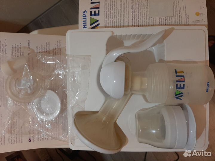 Молокоотсос avent ручной