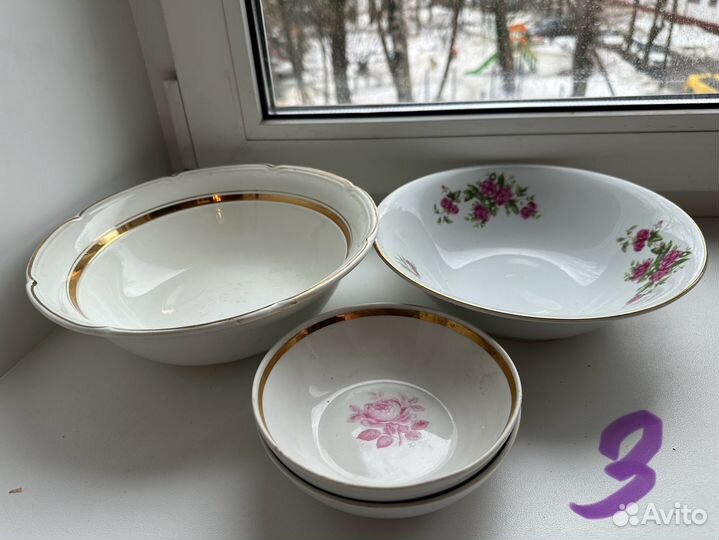 Тарелки в ассортименте