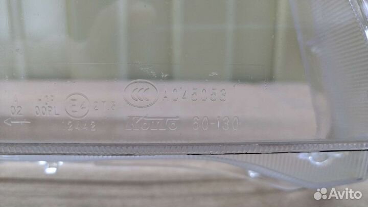 Стекло фары TLC 200 дорестайл правое