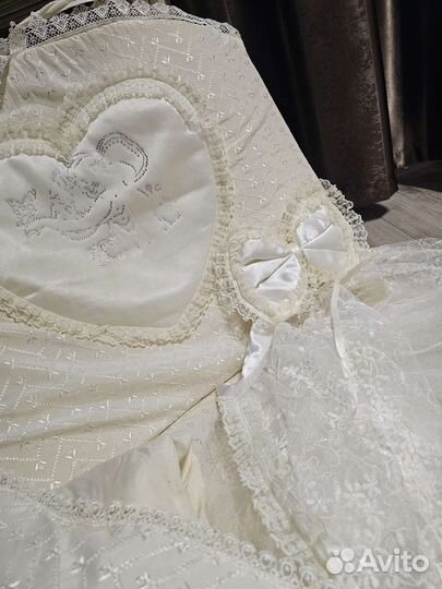 Набор в кроватку с балдахином