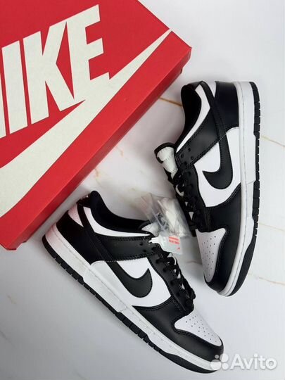 Кроссовки Nike dunk чёрные 5