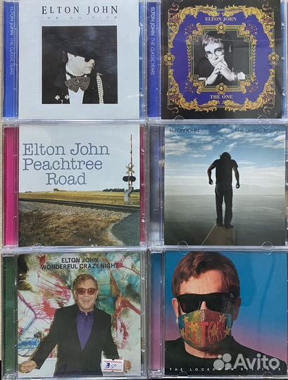 Музыкальные cd диски Elton John