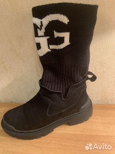 Ботинки женские зимние 38 UGG Martin Knit - Black