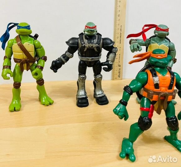 Фигурки черепашки-ниндзя Коллекц.2005-2006 г-6шт