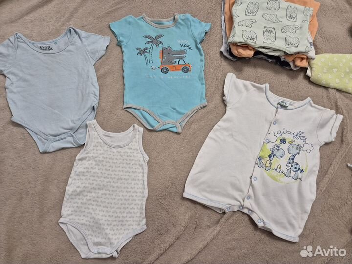 Детские вещи пакетом на мальчика 56 62 68