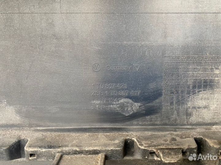 Бампер задний Vw Touran minivan BAG 2003