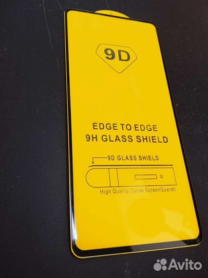 Чёрное стекло Honor 10x Lite