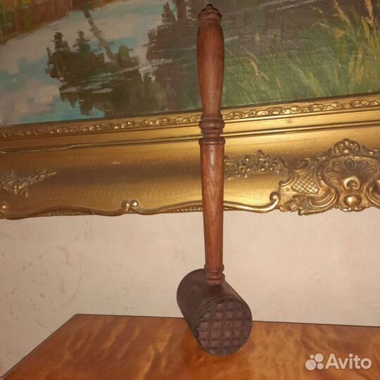 Молоток старинный дерево доя отбивных