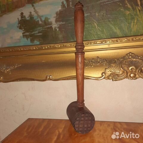 Молоток старинный дерево доя отбивных