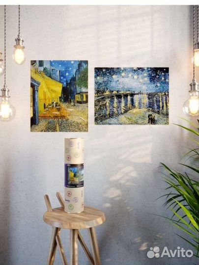 Репродукции Ван Гог / Постер - наклейка