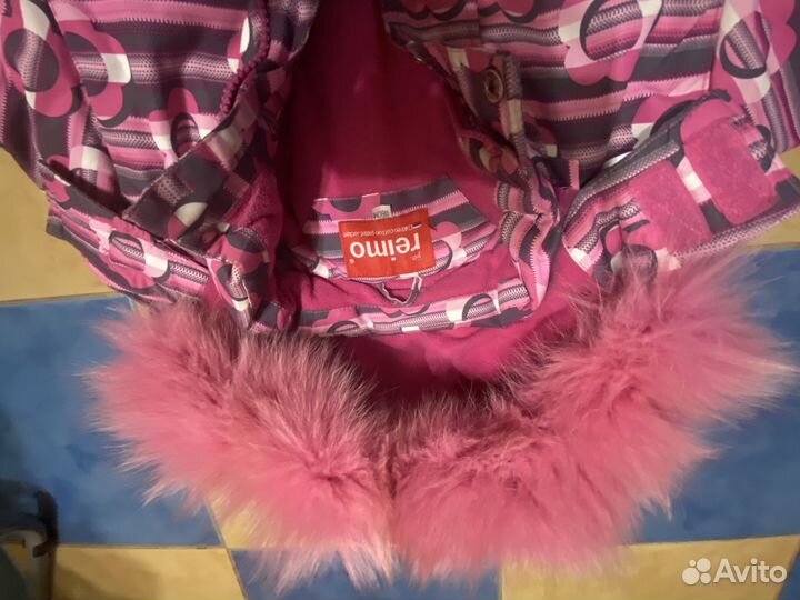 Зимний костюм для девочки 116