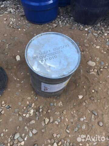 Бочка оцинкованная бу железная 40л, 206л