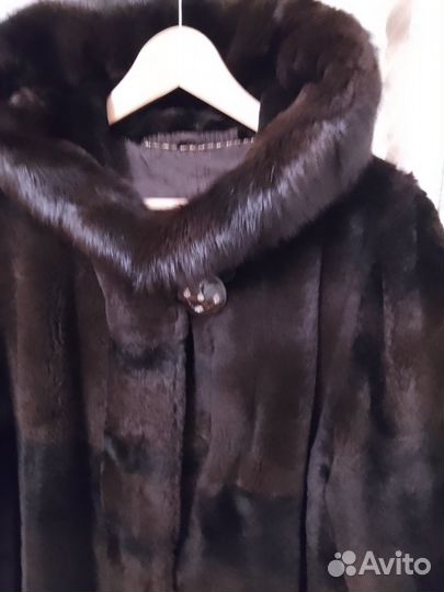 Шуба из стриженого бобра 54