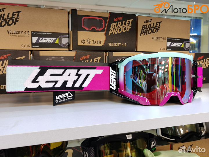 Очки кросс-эндуро Leatt 5.5 Purple Blue UC