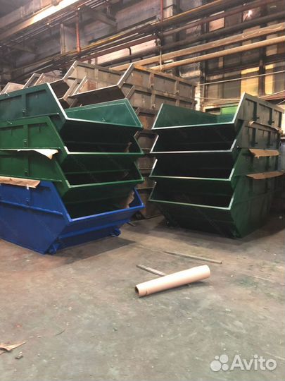 Бункер мусорный из металла 8 м3 Арт а667
