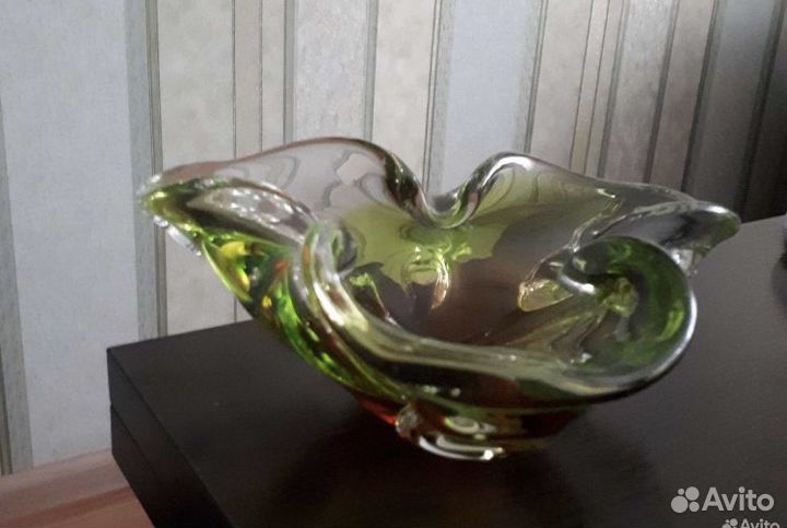 Ваза Чешское стекло