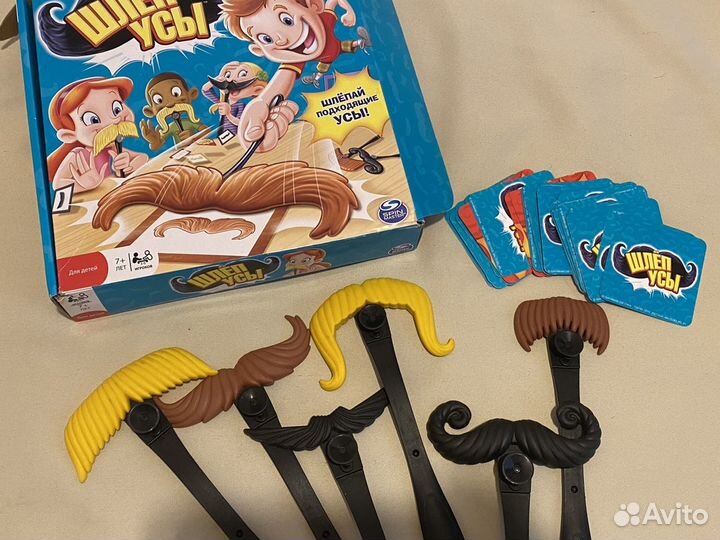 Hasbro игра шлеп усы