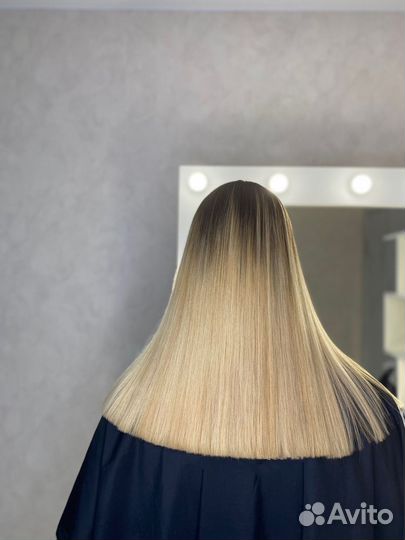 Кератиновое выпрямление волос модель