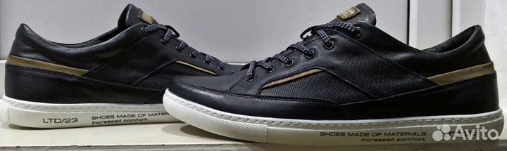 Кроссовки кожа муж. 