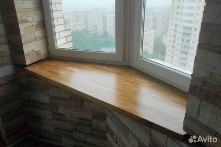 Подоконник деревянный