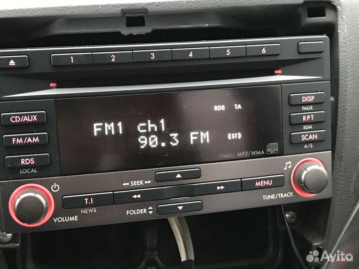 Автомагнитола Clarion с Subaru Impreza 2010 (+XV)