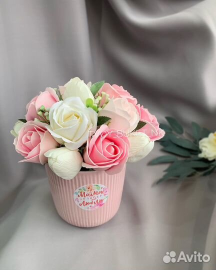 Цветы из мыла