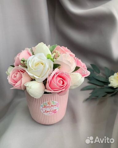 Цветы из мыла