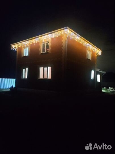 Новогоднее украшение домов