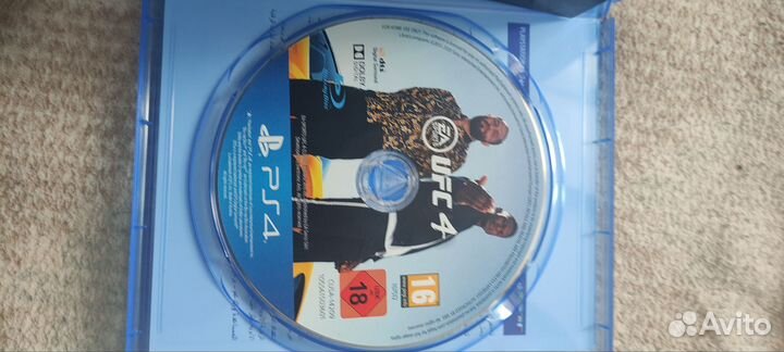 Игра для приставки ps4 ufc 4 диск