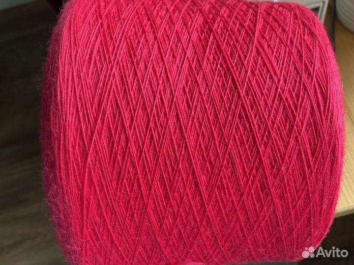 Пряжа в бобинах шерсть