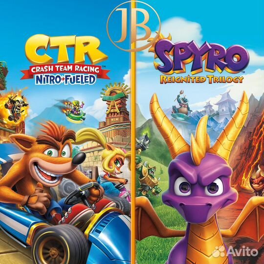 Crash Team Racing Nitro-Fueled + Spyro Game Bundle