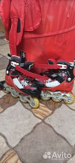 Ролики раздвижные 31-34 с защитой