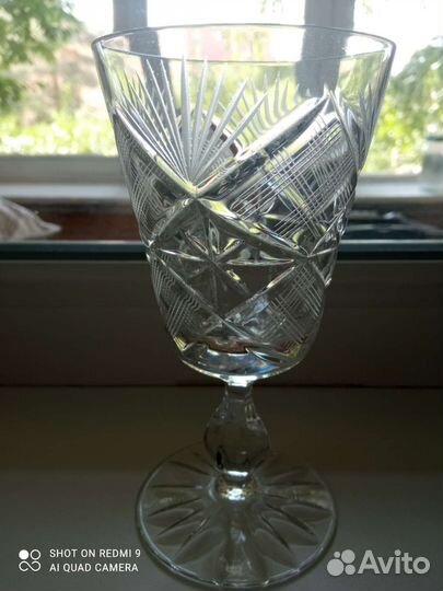 Хрустальные фужеры СССР