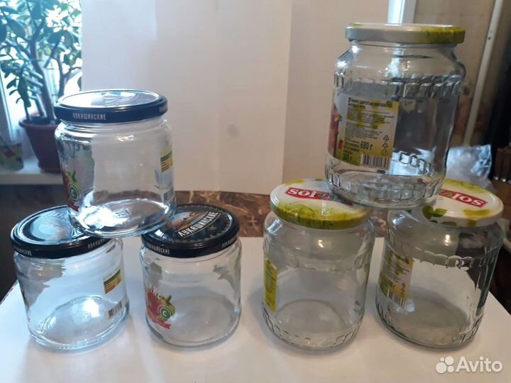 Банки стеклянные 0,7л, 0,5л, 0,45л, 0,37л