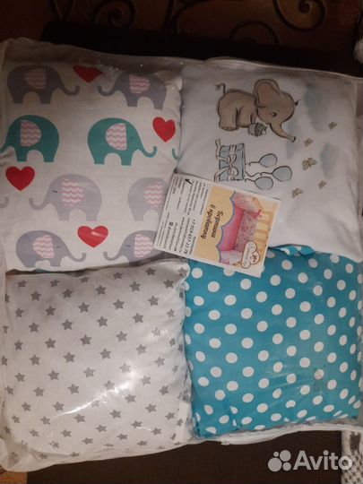 Новые бортики в кроватку