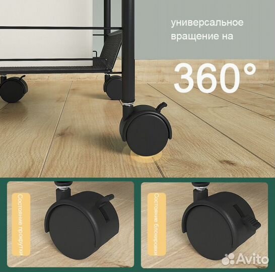 Этажерка на колесиках. Новая